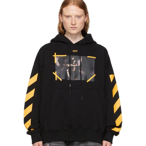 Off-White Other - OFF-WHITE Black Caravaggio Hoodie (M)